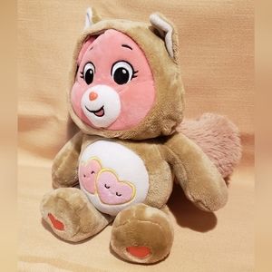 🦖Care Bear Love A Lot with a Fox / Squirrel Hoodie Outfit🦖